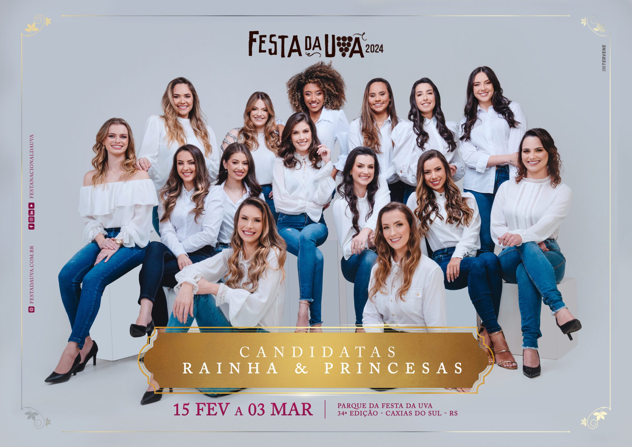 Exposição fotográfica itinerante apresenta candidatas a Rainha e