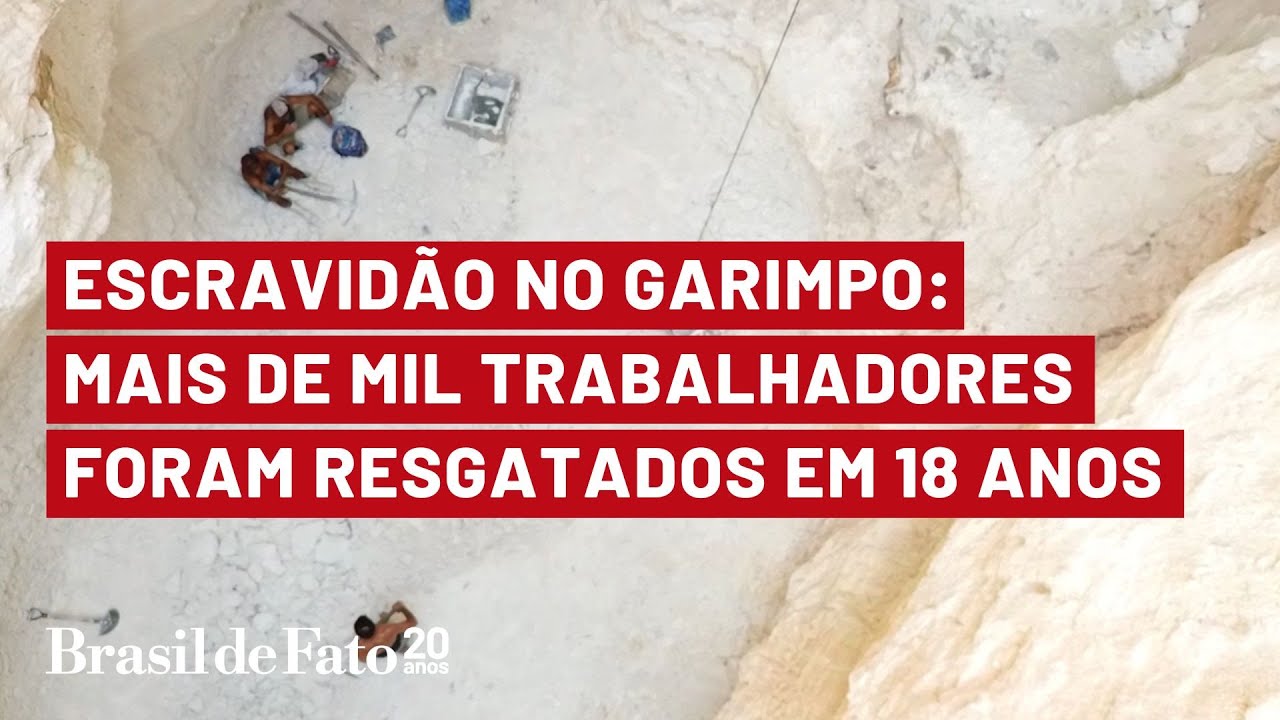 Escravidão no garimpo: mais de mil trabalhadores foram resgatados nos últimos 18 anos